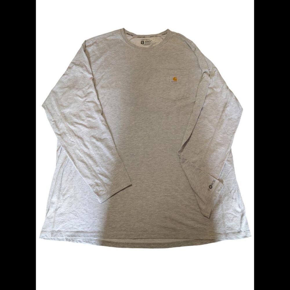 Carhartt Men's Force Relaxed Fit Midweight Long-Sleeve Pocket T-Shirt 3XL